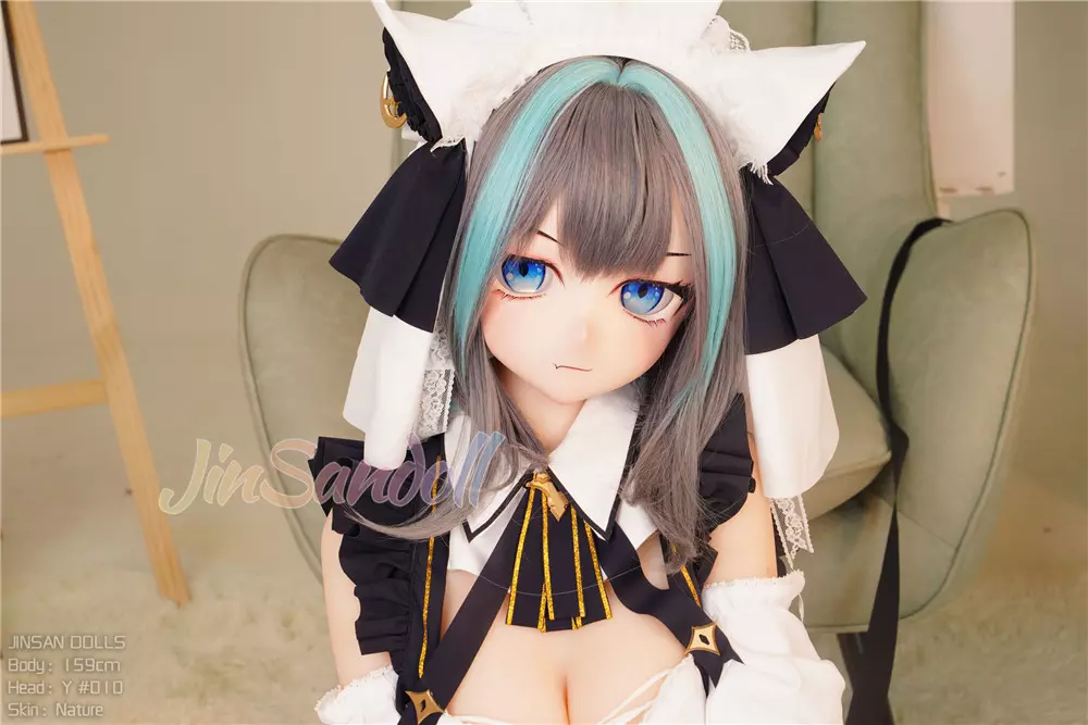 WM S-TPE 159cm (5ft2) Anime TPE Sex Doll with PVC Head #Y010